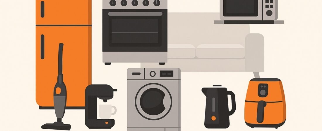 7 Dicas de Eletrodomésticos para Mobiliar um Apartamento Pequeno